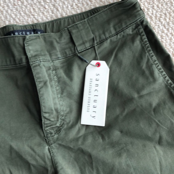 Sanctuary Commander Cargo Jogger Army Green 26 NWT - Picture 4 of 6